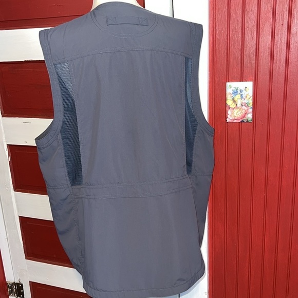 Duluth Gray Vest Fishing Photography Hunting Hiking Working Men’s Large - Picture 3 of 7